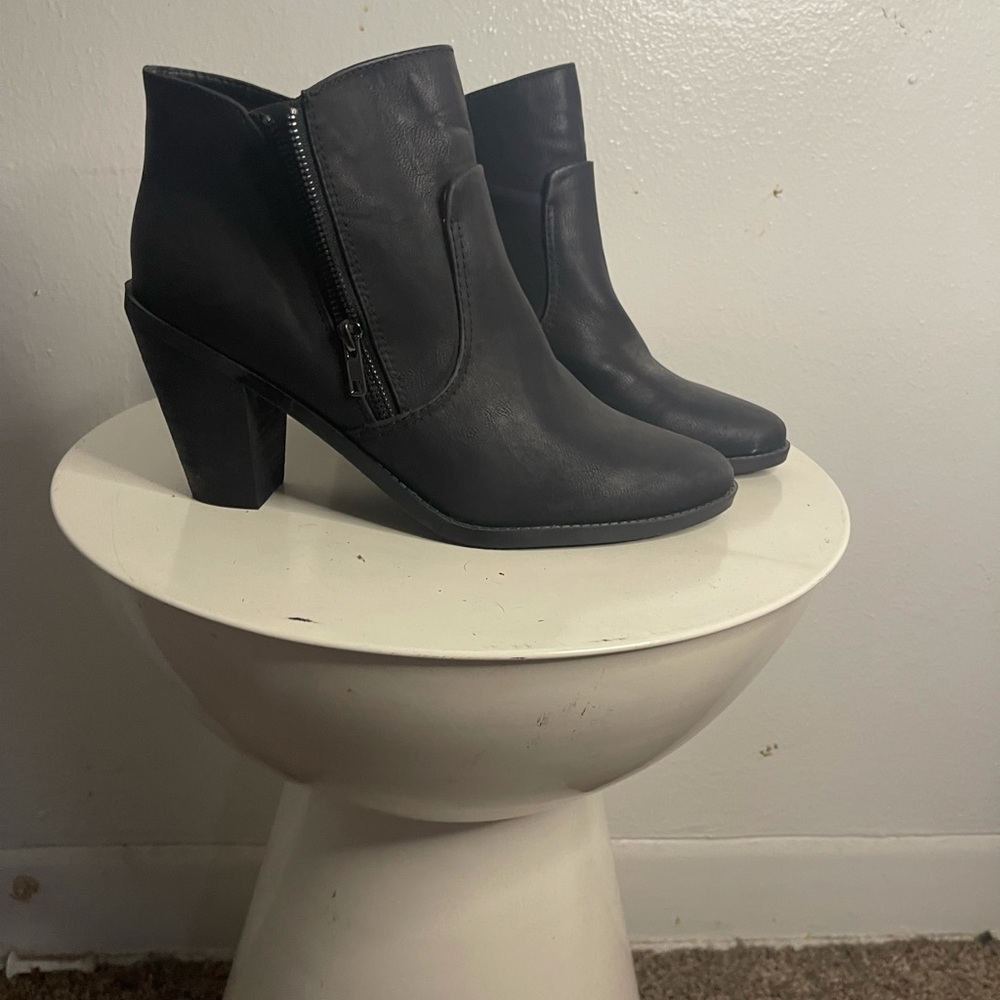 Black Heeled Bootie - Picture 3 of 3